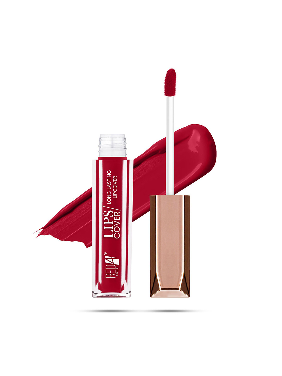 RED 4 Lips Cover Water-Proof & Long Lasting Liquid Lipstick-4ml-110