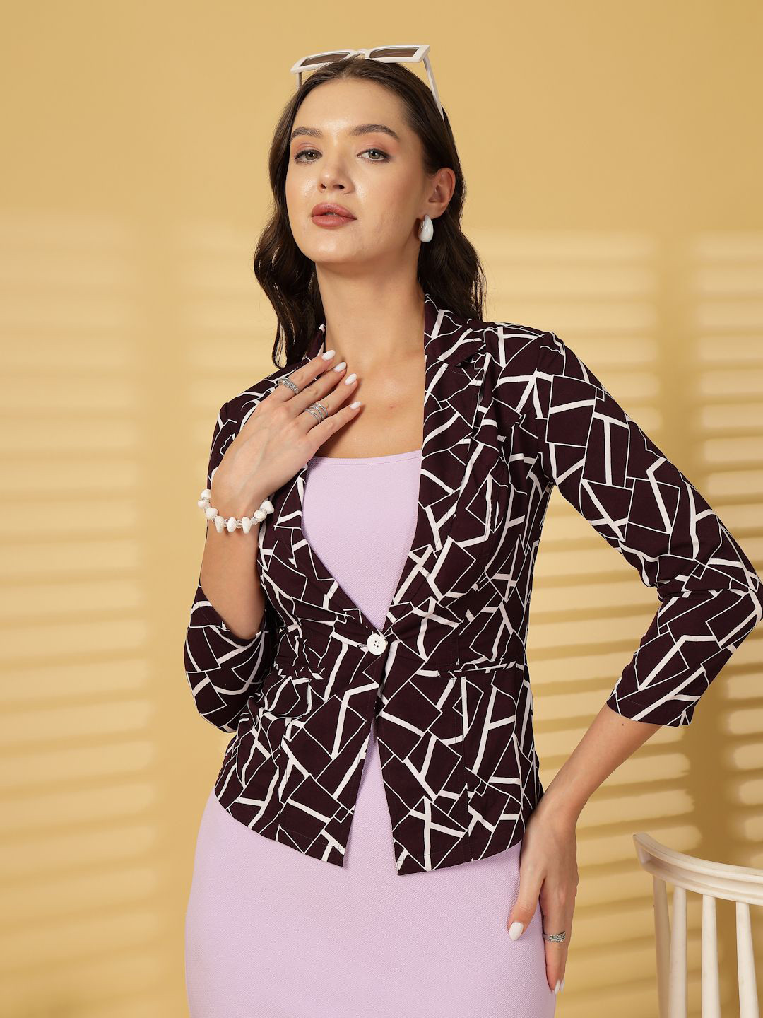 BEING NAUGHTY Bodycon Mini Dress With Blazer