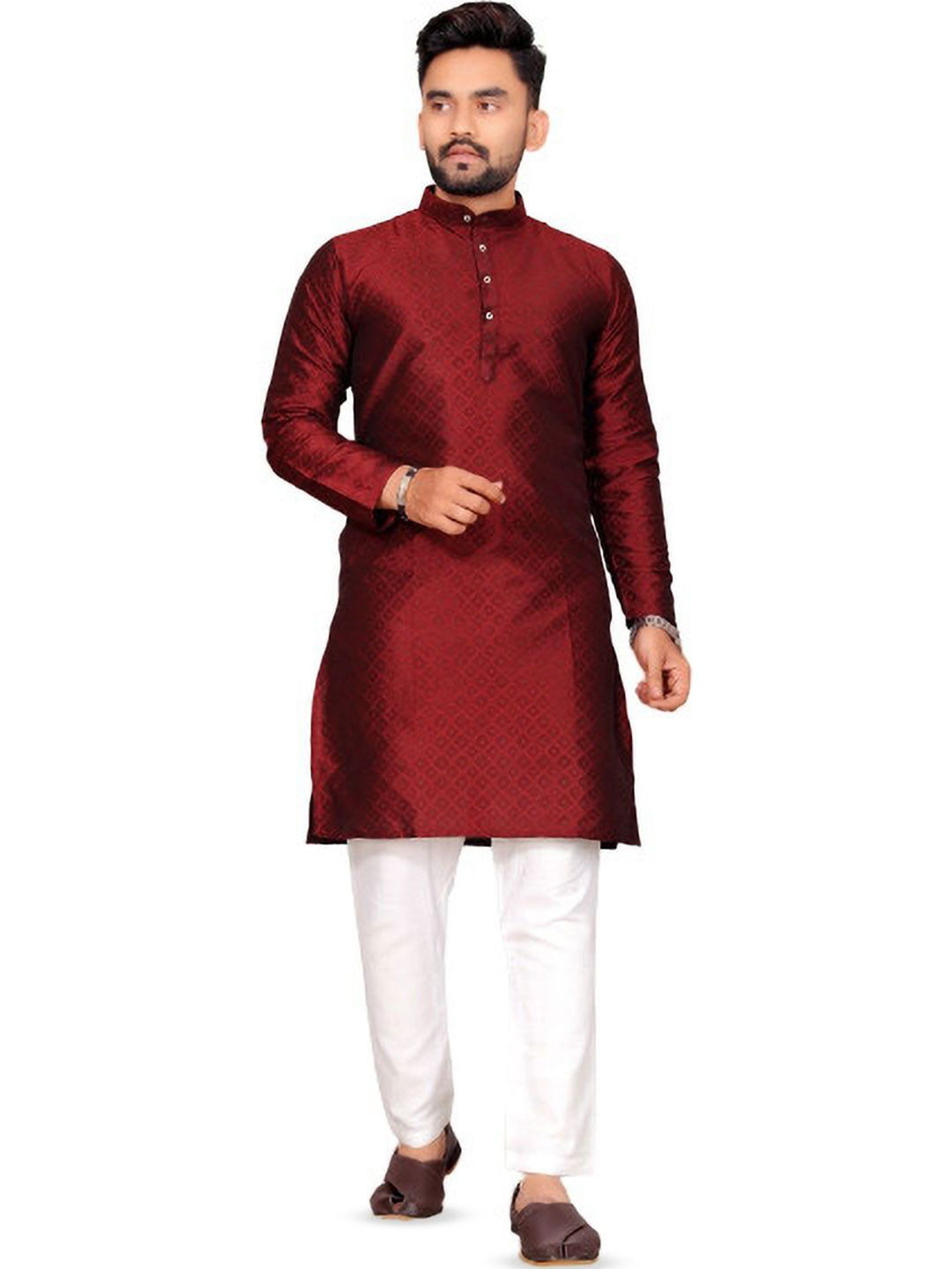 ADITYA TRADE LINK Men Mandarin Collar Kurta