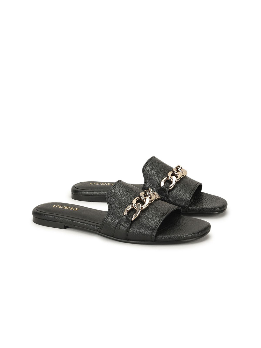 GUESS Women Western - Embellished Open Toe Flats