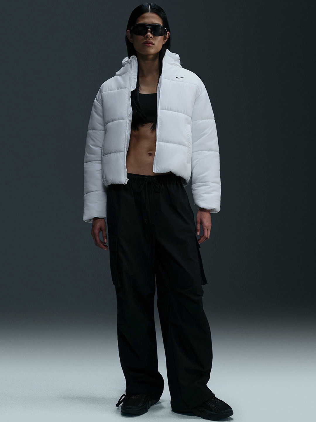 Nike Sportswear Classic Puffer Women's Therma-FIT Loose Hooded Jacket