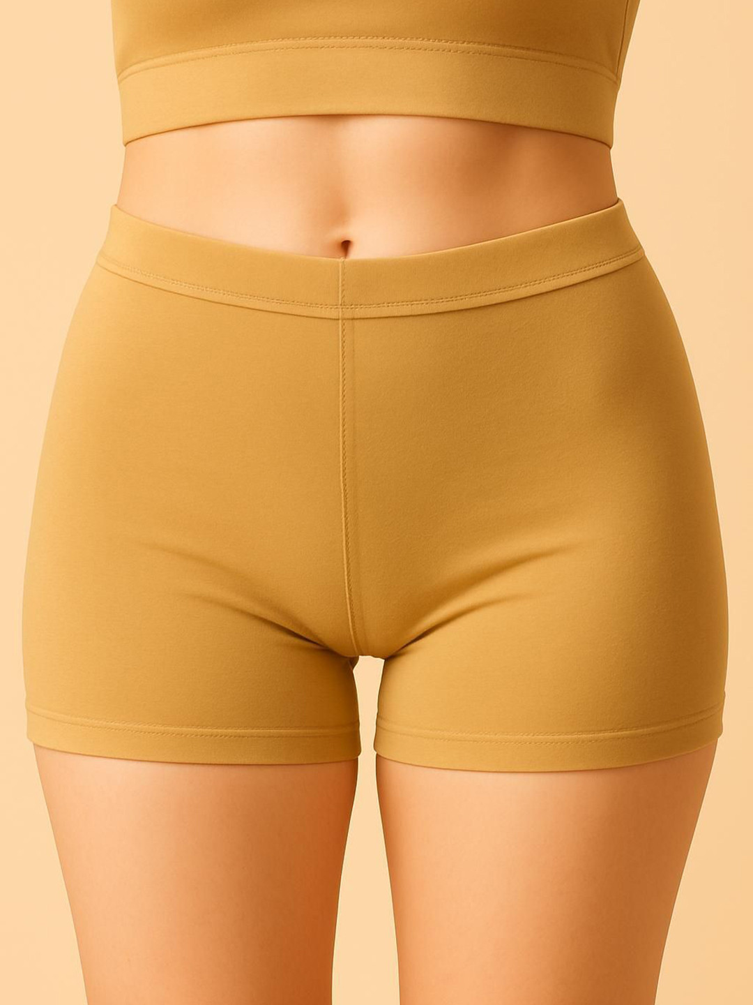 ULLAS High Coverage Antimicrobial Stretchable Cotton Boyshort US SBT-33 D Skin XS-1-D Skin