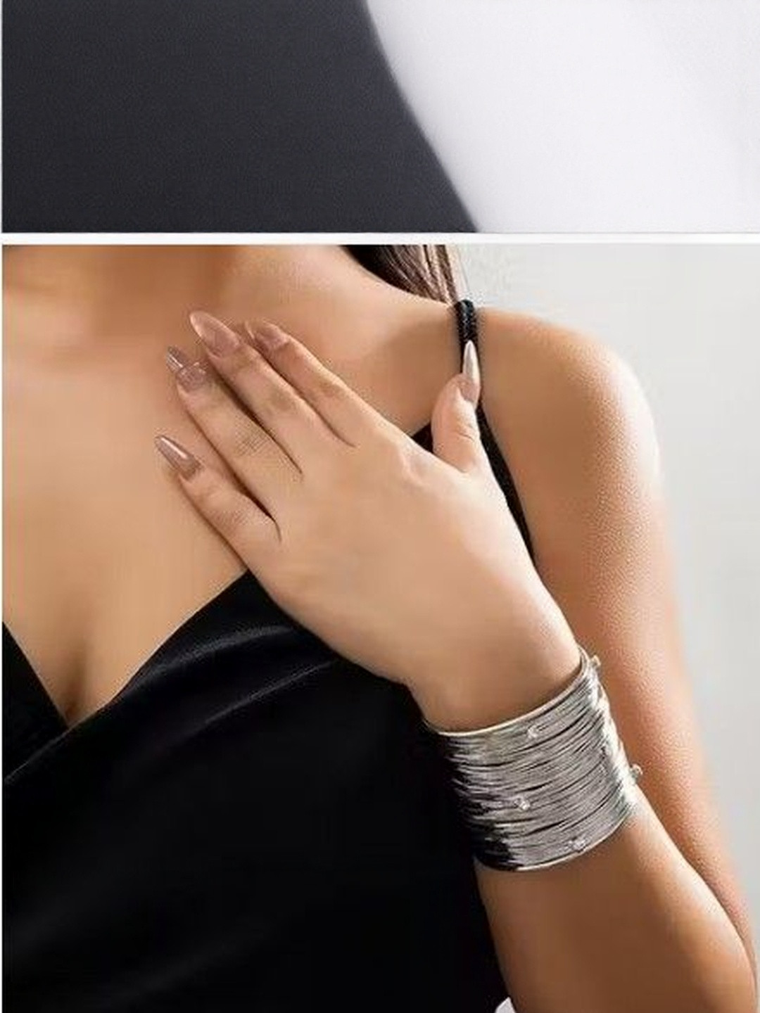 Korean Silver Plated Cuff