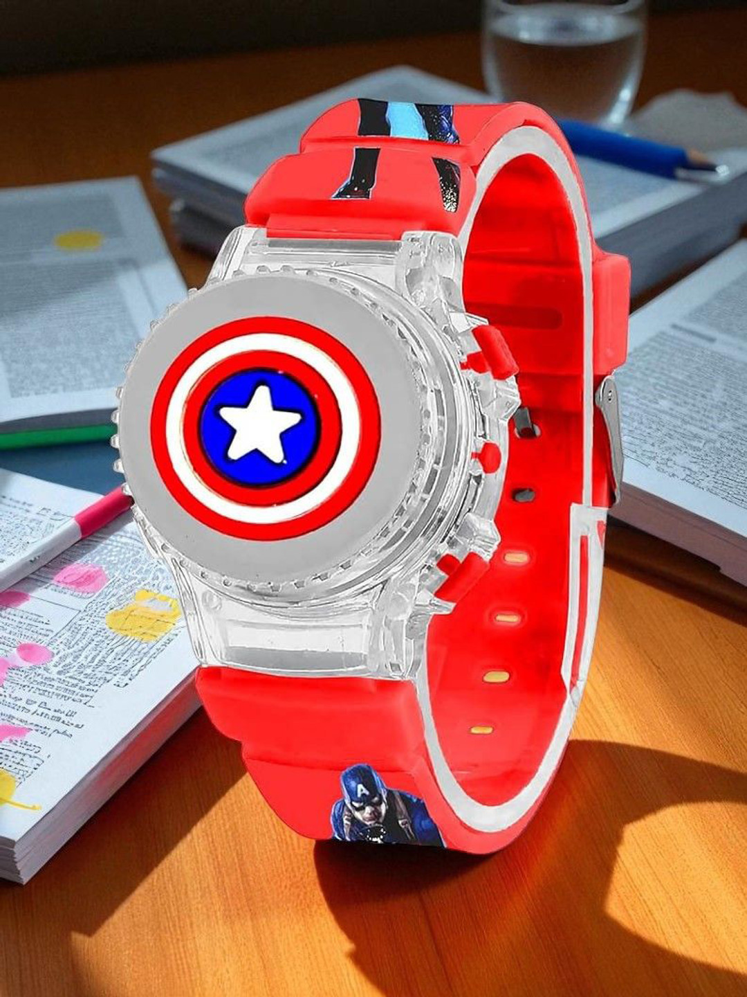 V.R.ENTERPRISES Kids Printed Dial & Straps Analogue Automatic Watch WT 2525