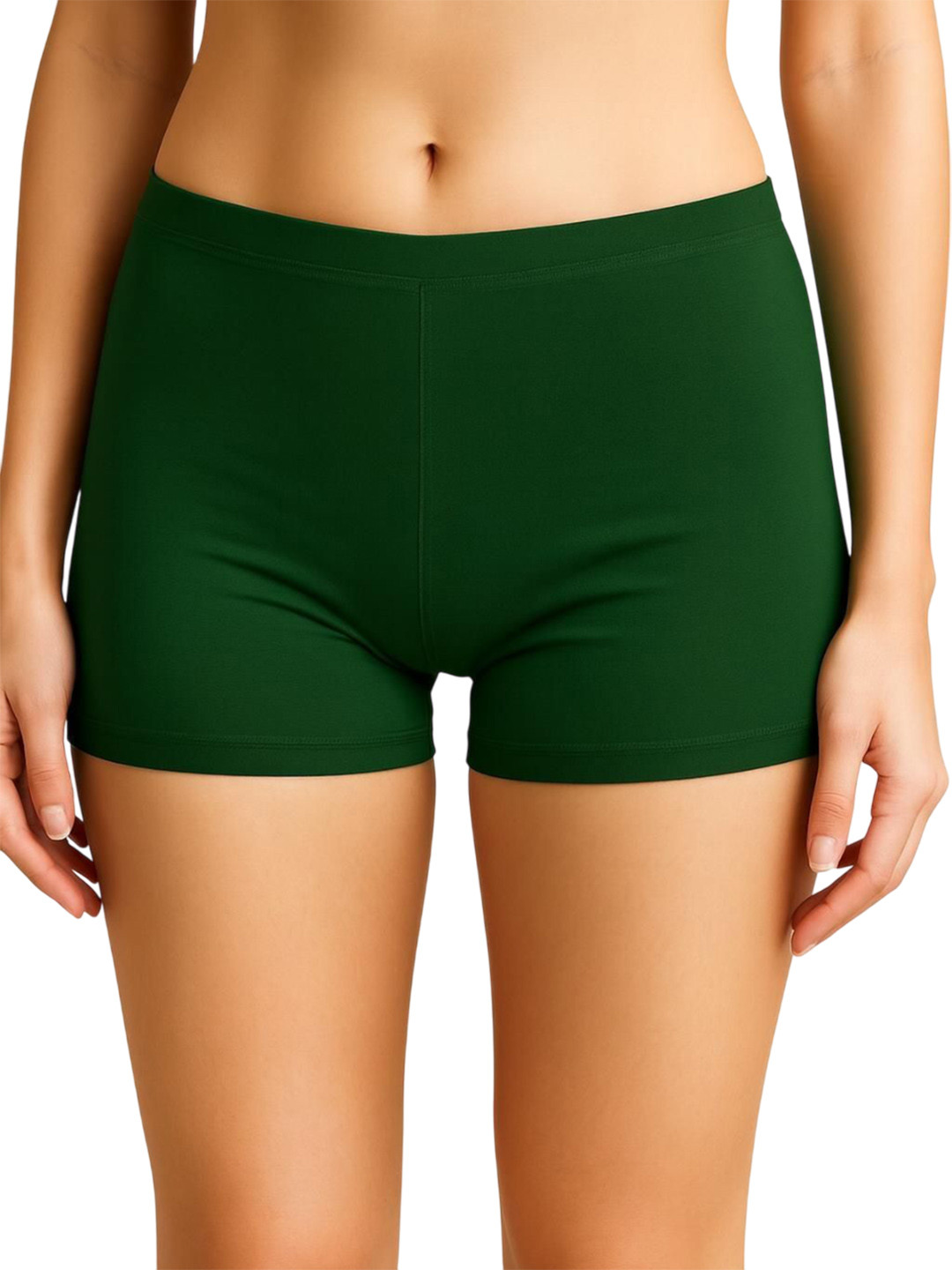 ULLAS Women Slim Fit Mid Rise Breathable Cycling Sports Shorts