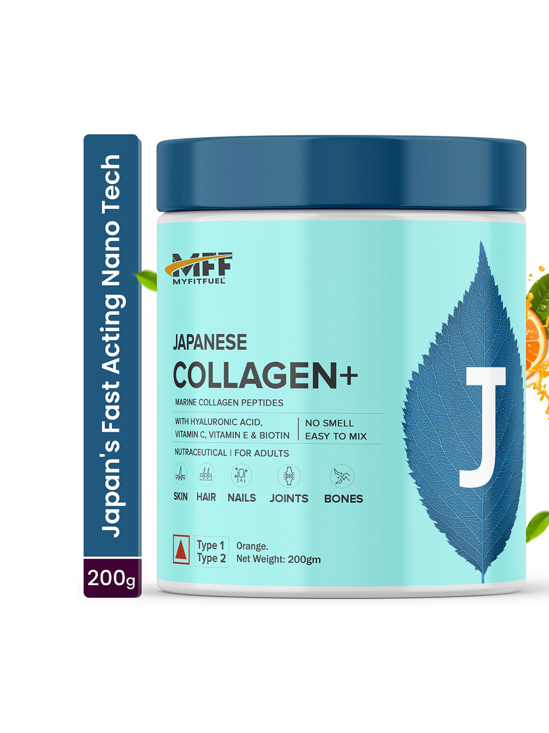 MyFitFuel Japanese Collagen Marine Collagen Peptides - 200 g