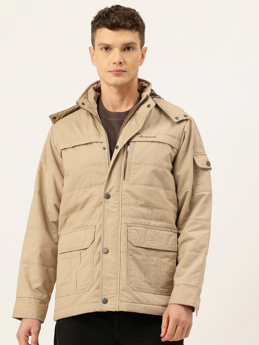 Monte Carlo Padded Jacket with Detachable Hood