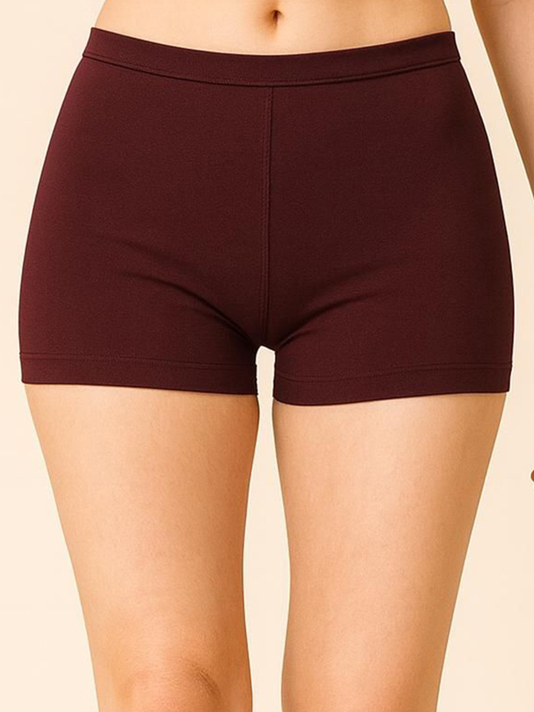 Apraa & Parma Women Slim Fit Mid Rise Breathable Cycling Sports Shorts