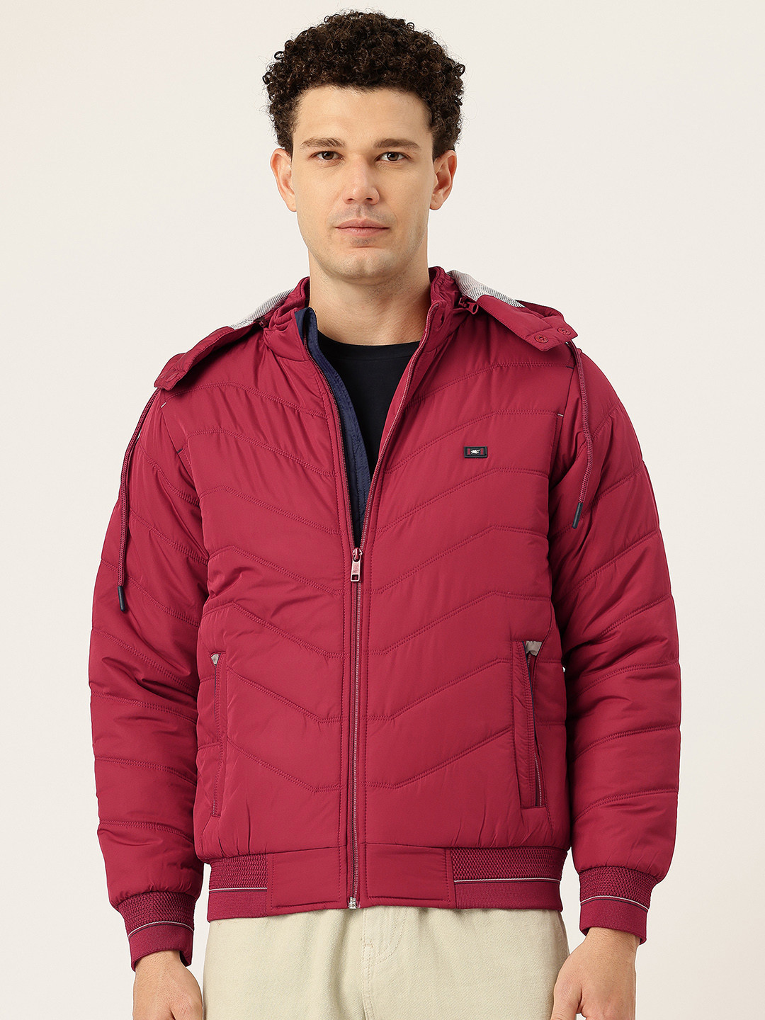 Monte Carlo Hooded Padded-Style Bomber Jacket