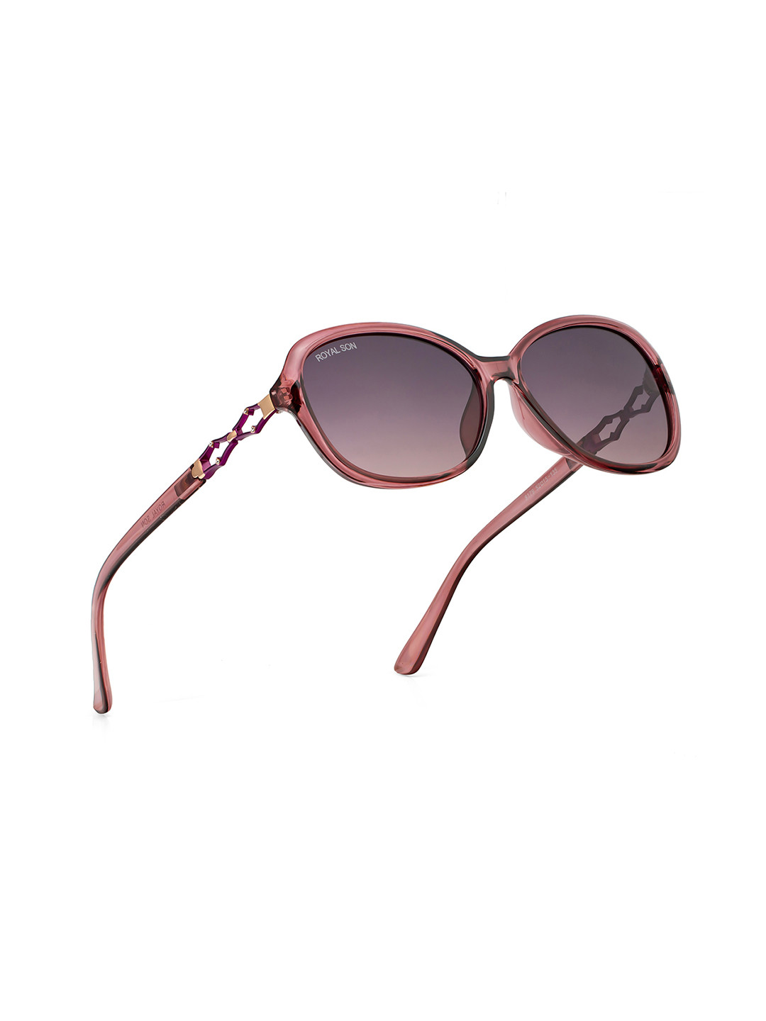 ROYAL SON Women Grey UV Protected Lens & Purple Butterfly Sunglasses CHIWM00117-C4