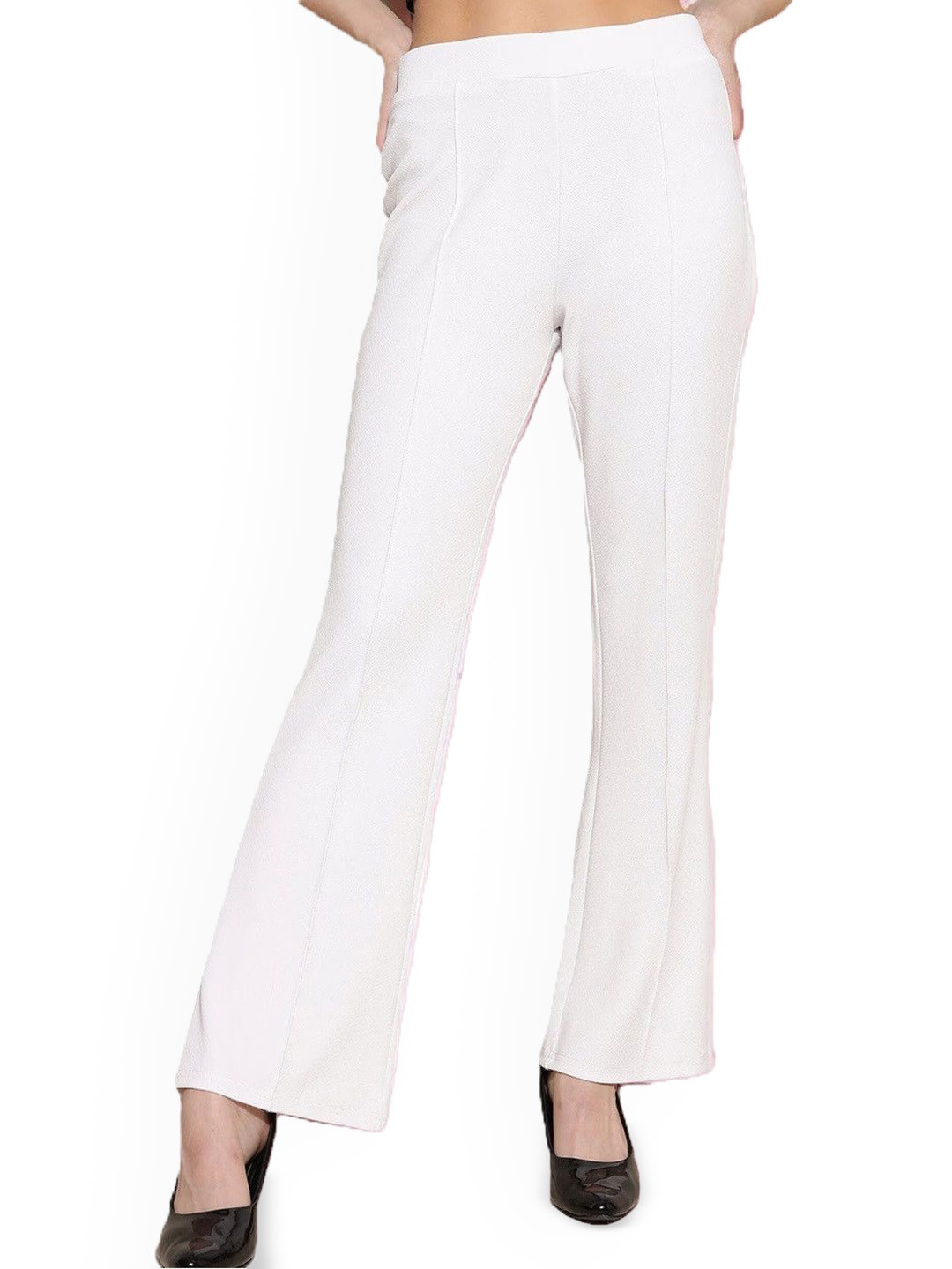 MIXFIT Women Low-Rise Flared Bootcut Trousers