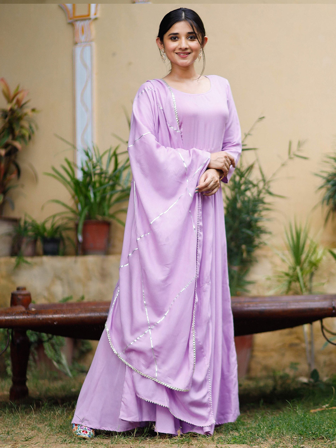 Thread & Button Women Iris Liliac Purple Suit Set