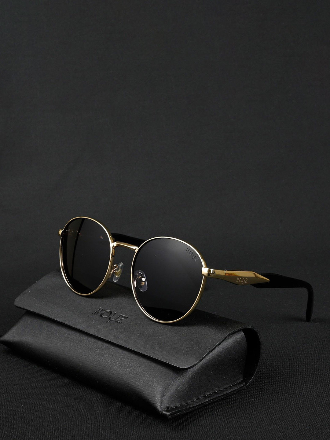 Irayz Unisex Round Sunglasses With Polarised and UV Protected Lens