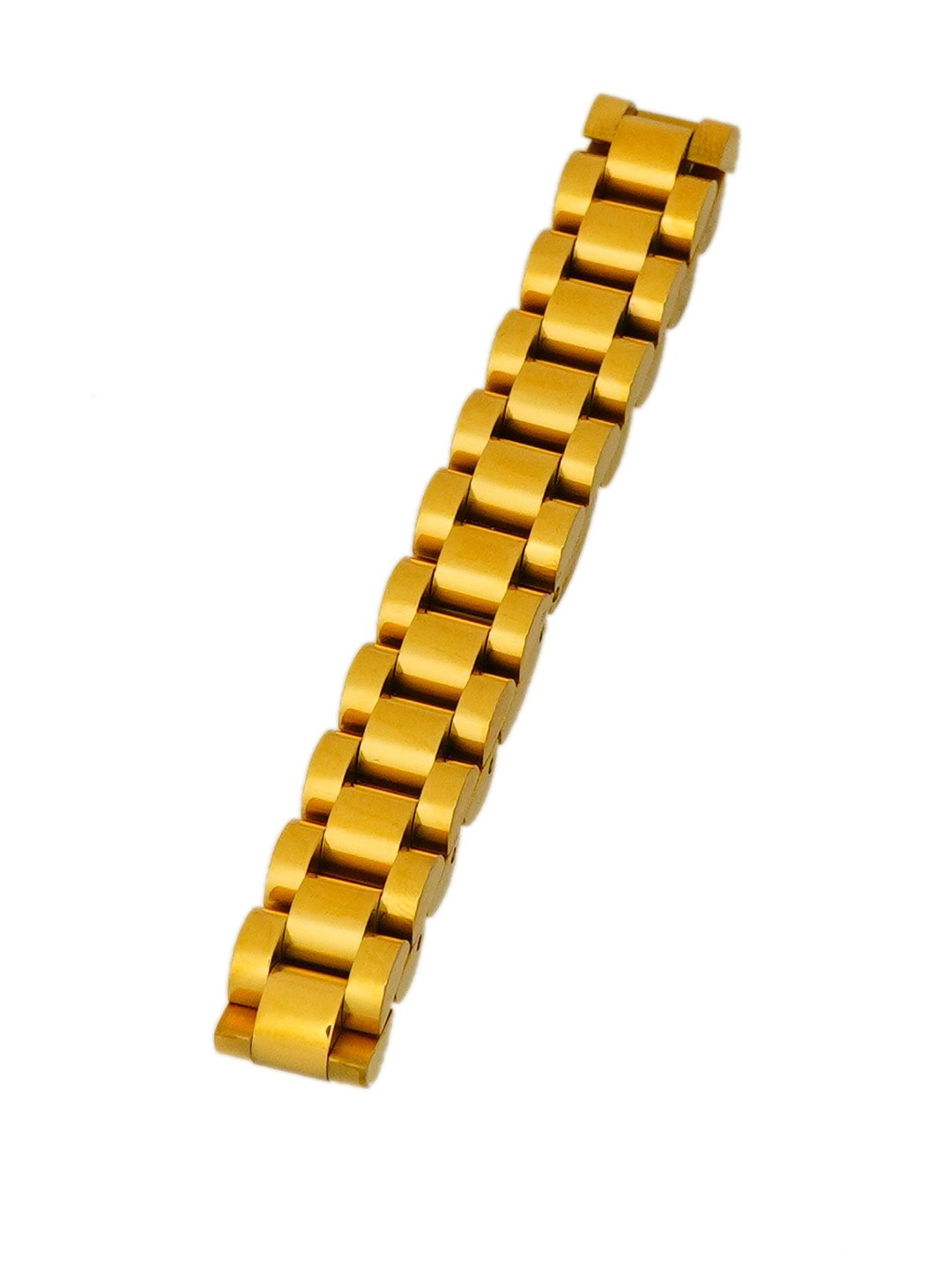 INTERSTELLAR Men Gold-Toned Solid Link Chain Bracelet