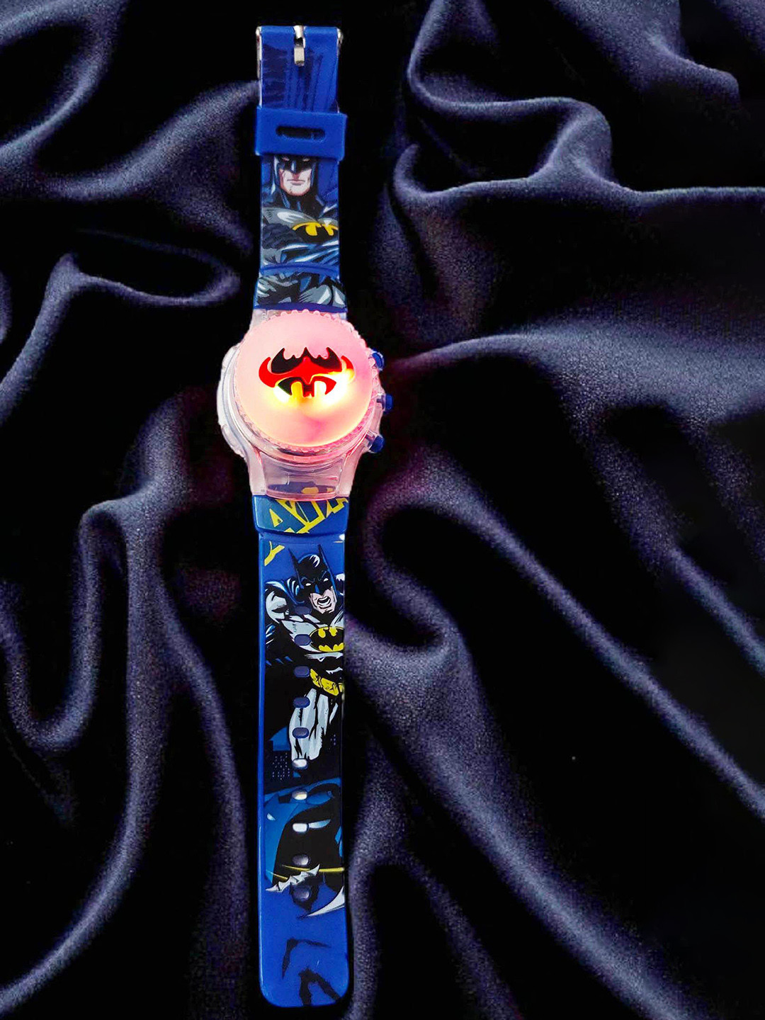 V.R.ENTERPRISES Boys Printed Dial 3D cartoon Bat Man Automatic Digital Watch WT 2523