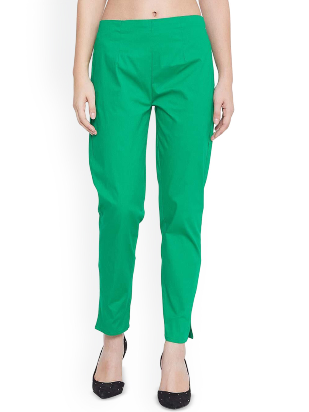 MIXFIT Women Slim Fit Cigarette Trousers