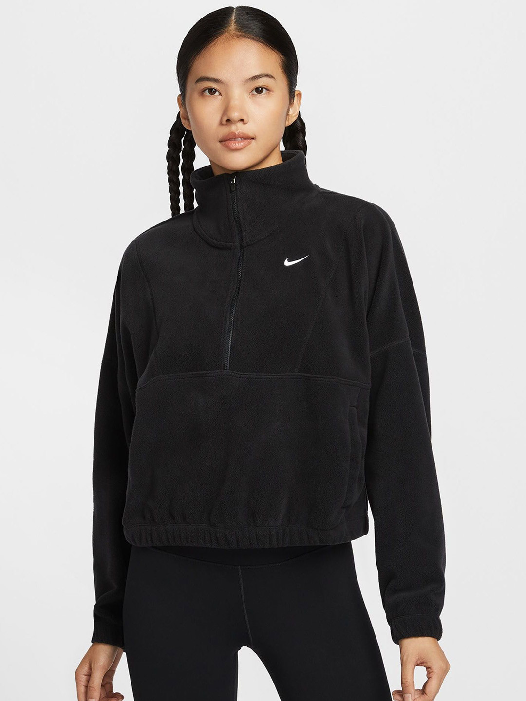 Nike One Women High Neck Oversized Sweatshirts