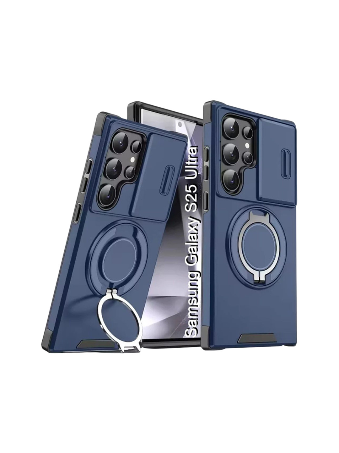 Luxury Kase Shockproof Samsung Galaxy S25 Ultra 5G Magnetic Case With Slide Camera Cover