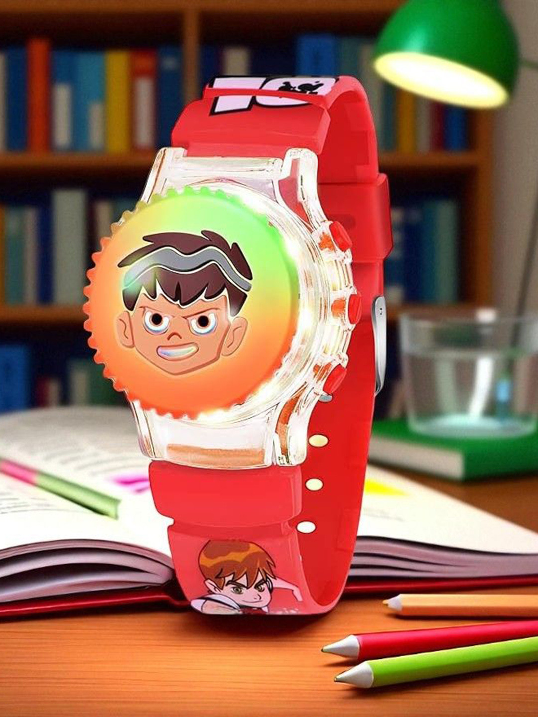 V.R.ENTERPRISES Boys Printed Dial & Straps Digital Automatic Watch WT 2536