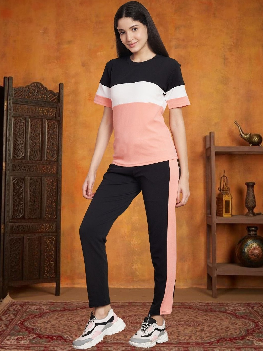 Moda Rapido Cotton Lycra Blend Tracksuit