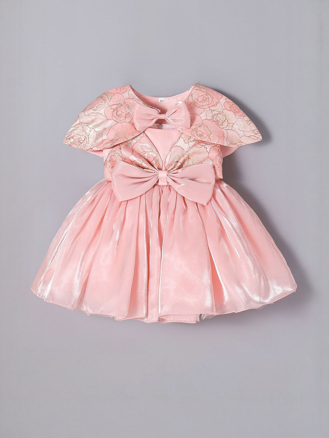 Oversized Bow Shrug Dress