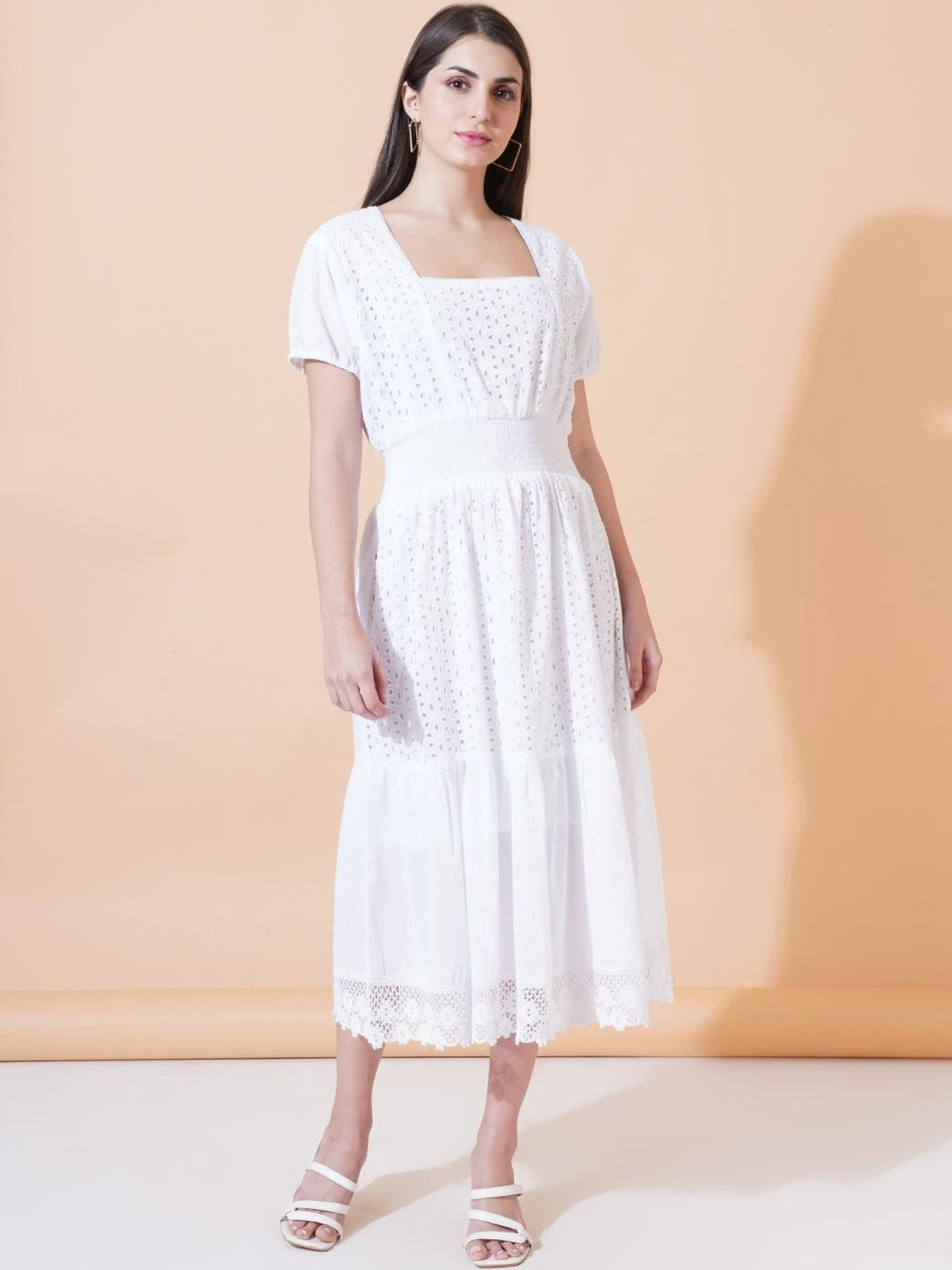 Cherimoda Women A-Line Cotton Dress