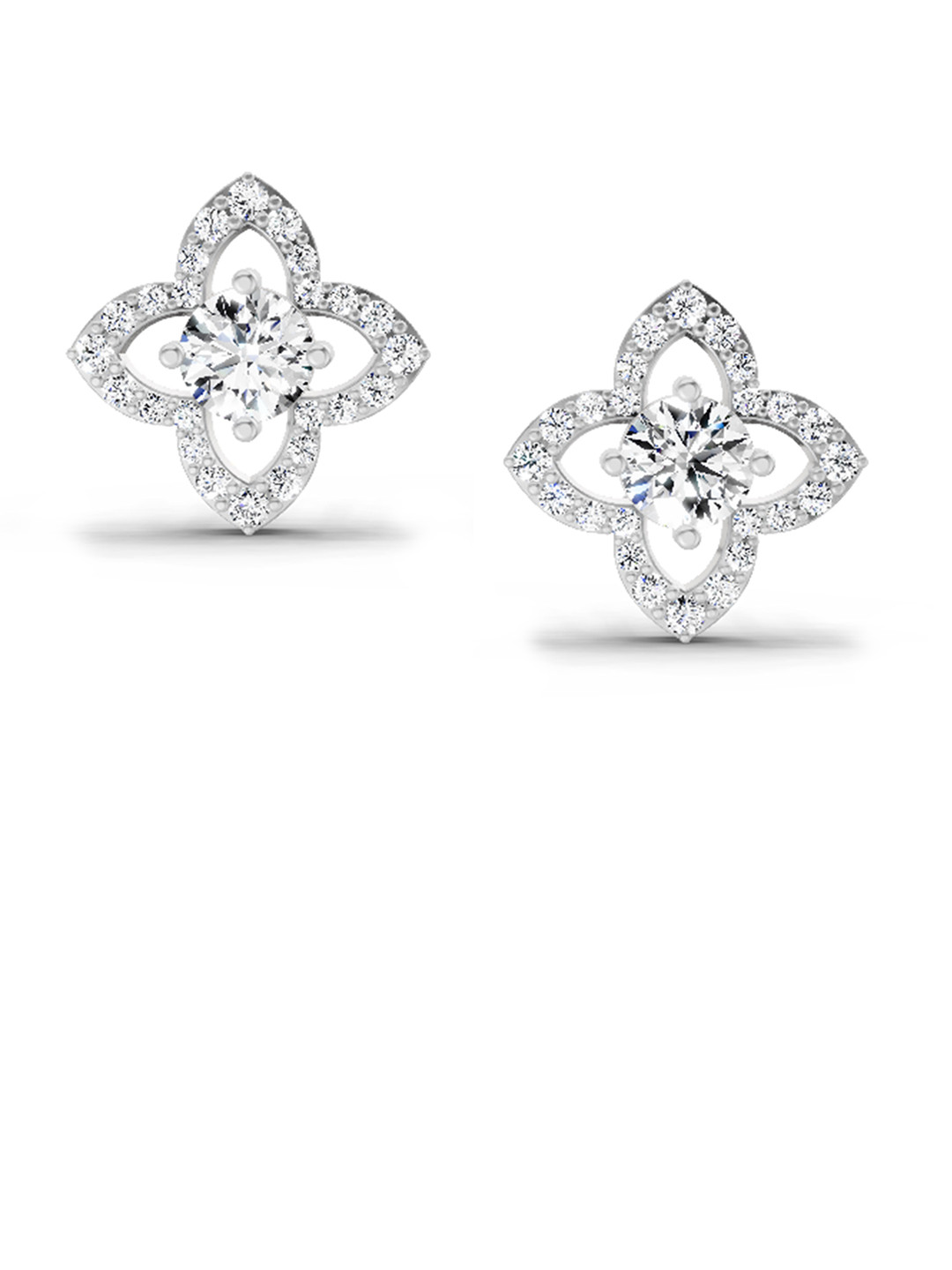 Sparkles 14KT Gold Earrings With 1.41 Carat Lab Grown Diamonds- 3.23 g