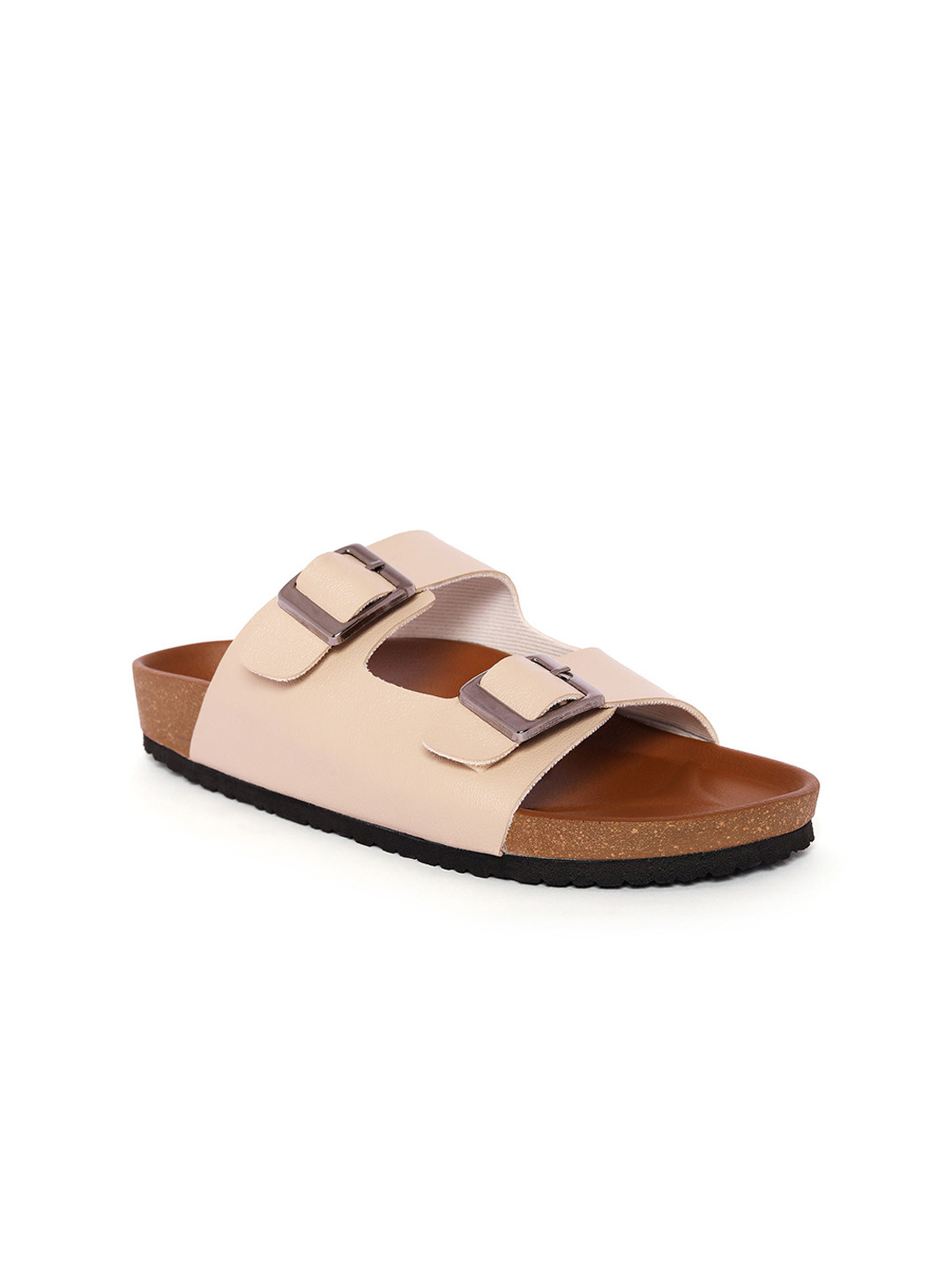 ASHO WITH FASHION MADE GLOBAL Women Open Toe Flats with Buckles