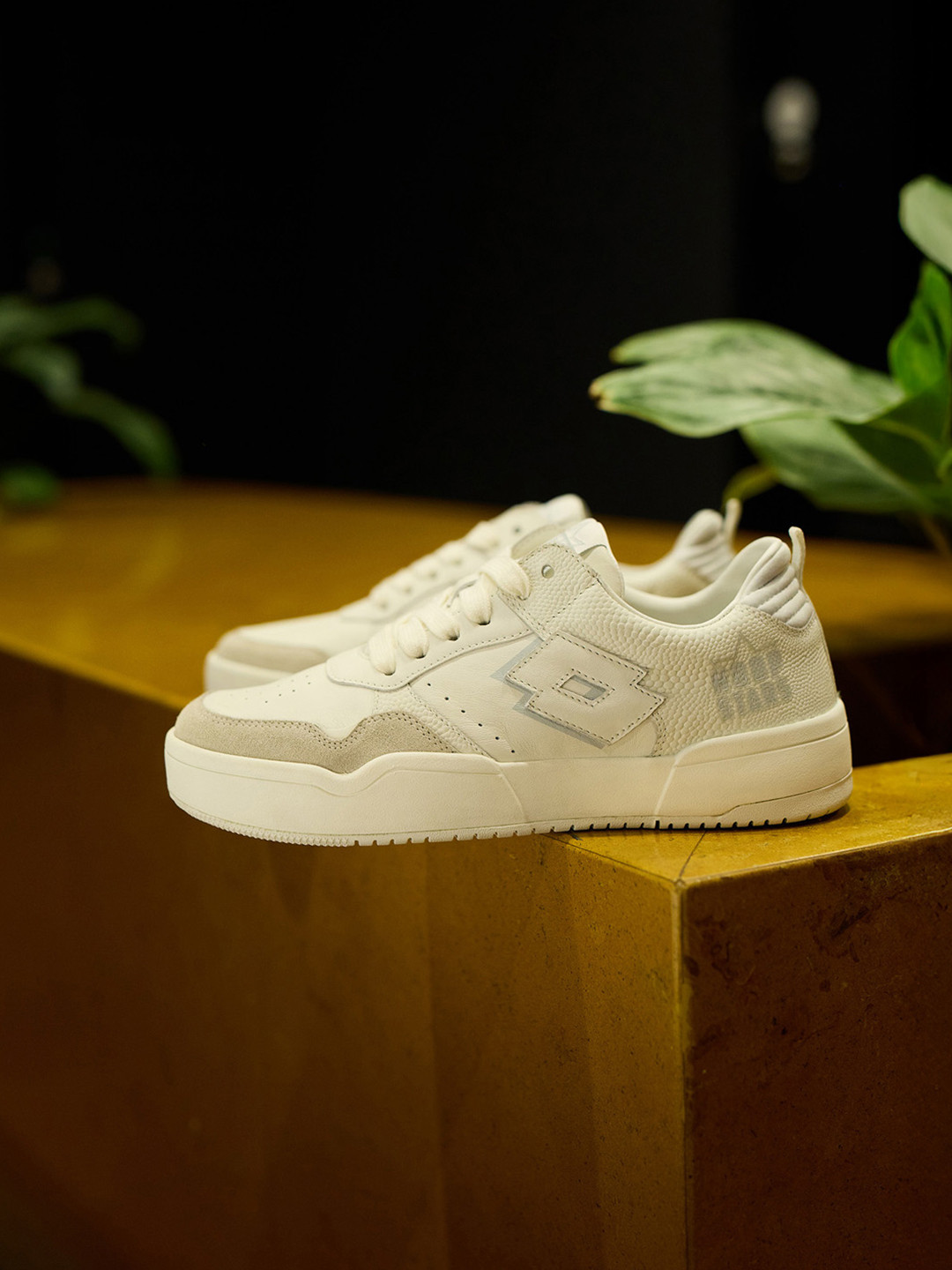 Lotto Women Hoop Star OG White Leather Sneakers