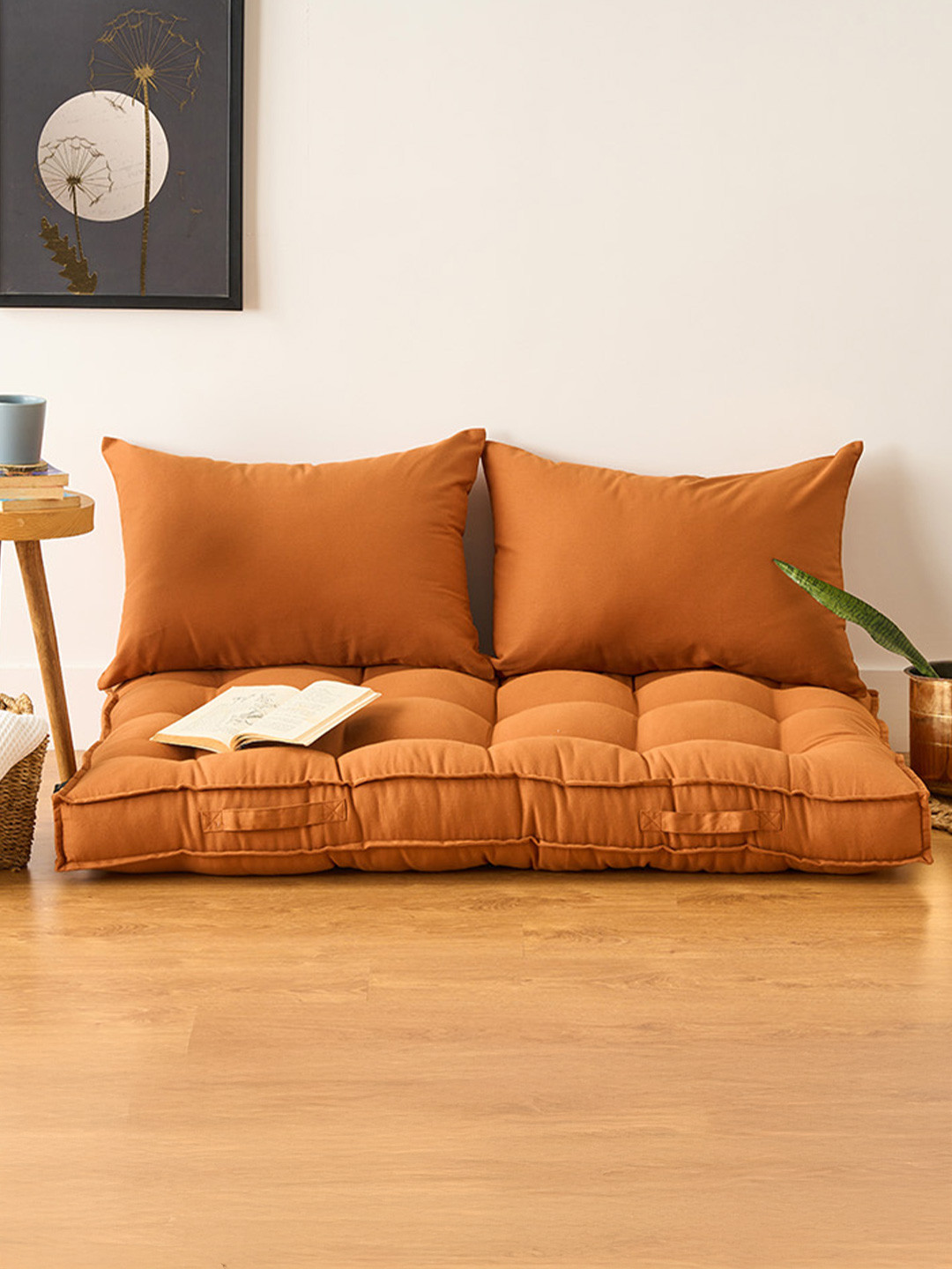 SKANDA FAB Brown Rectangle Shaped Pure Cotton Pre-FilledCushions