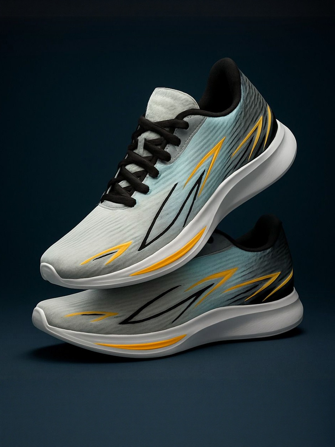 DRACKFOOT Men Mesh Running Non-Marking Shoes