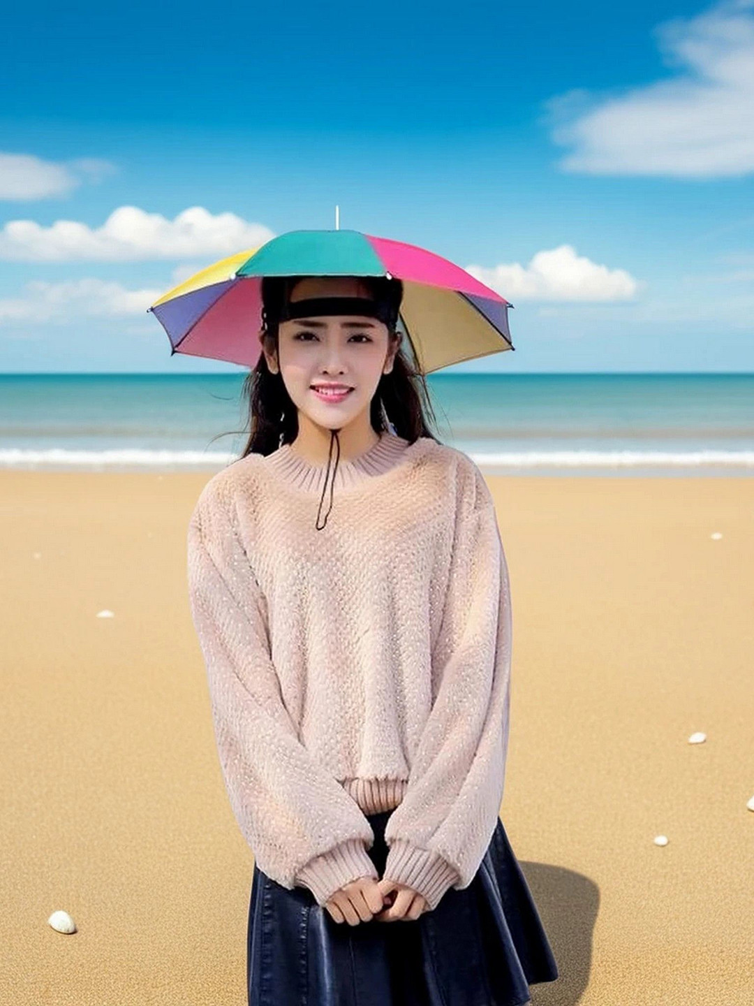 Infispace Manual Colourblocked Umbrella