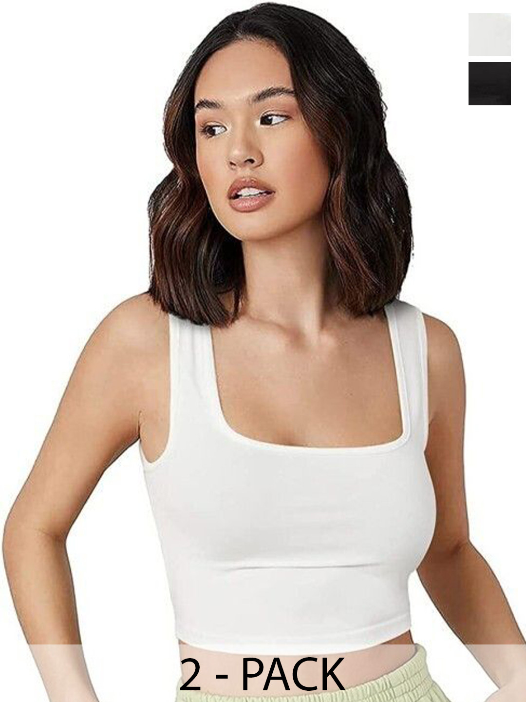 MIXFIT Women Solid Crop Top