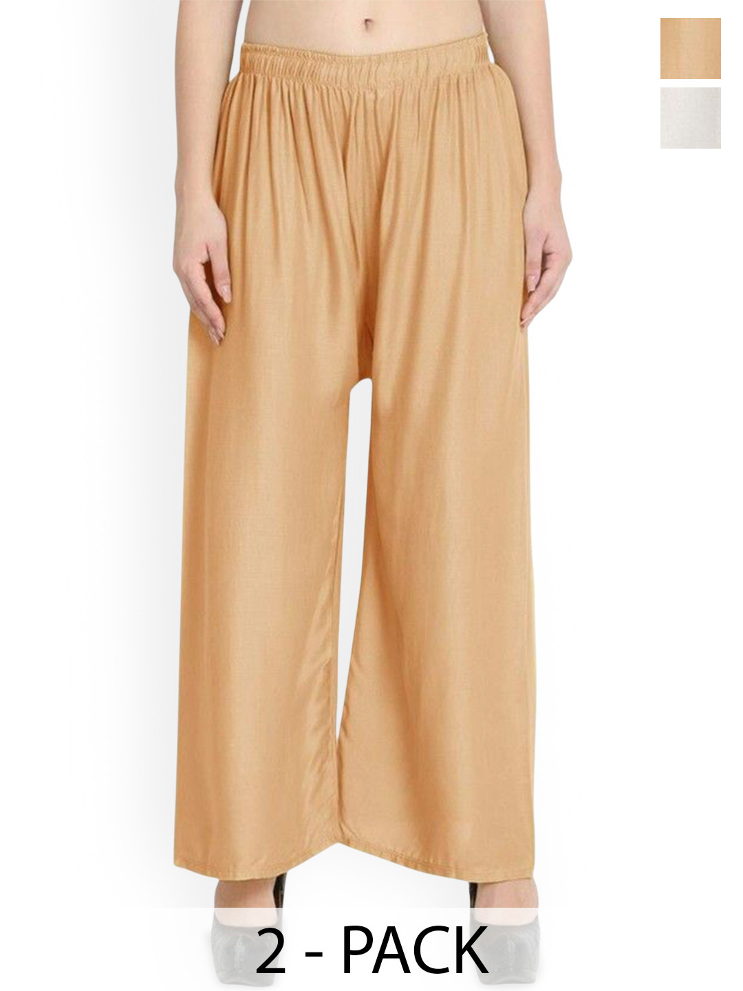 MIXFIT Pack Of 2 Women High-Rise Trousers