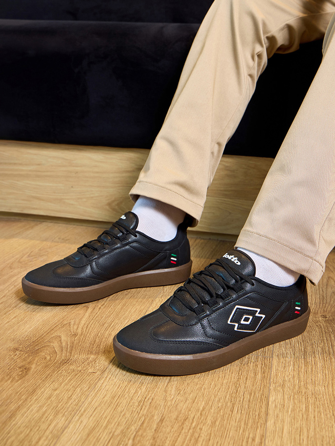 Lotto Men Brasil Select Urbano Black Sneakers