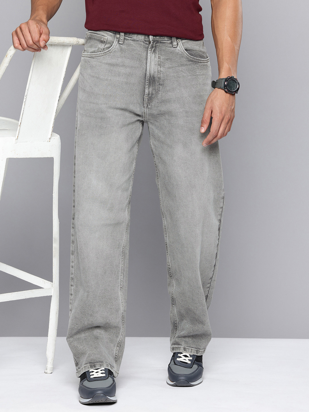 Mufti Men BOM 066 Ultra Loose Baggy Fit Stretchable Jeans