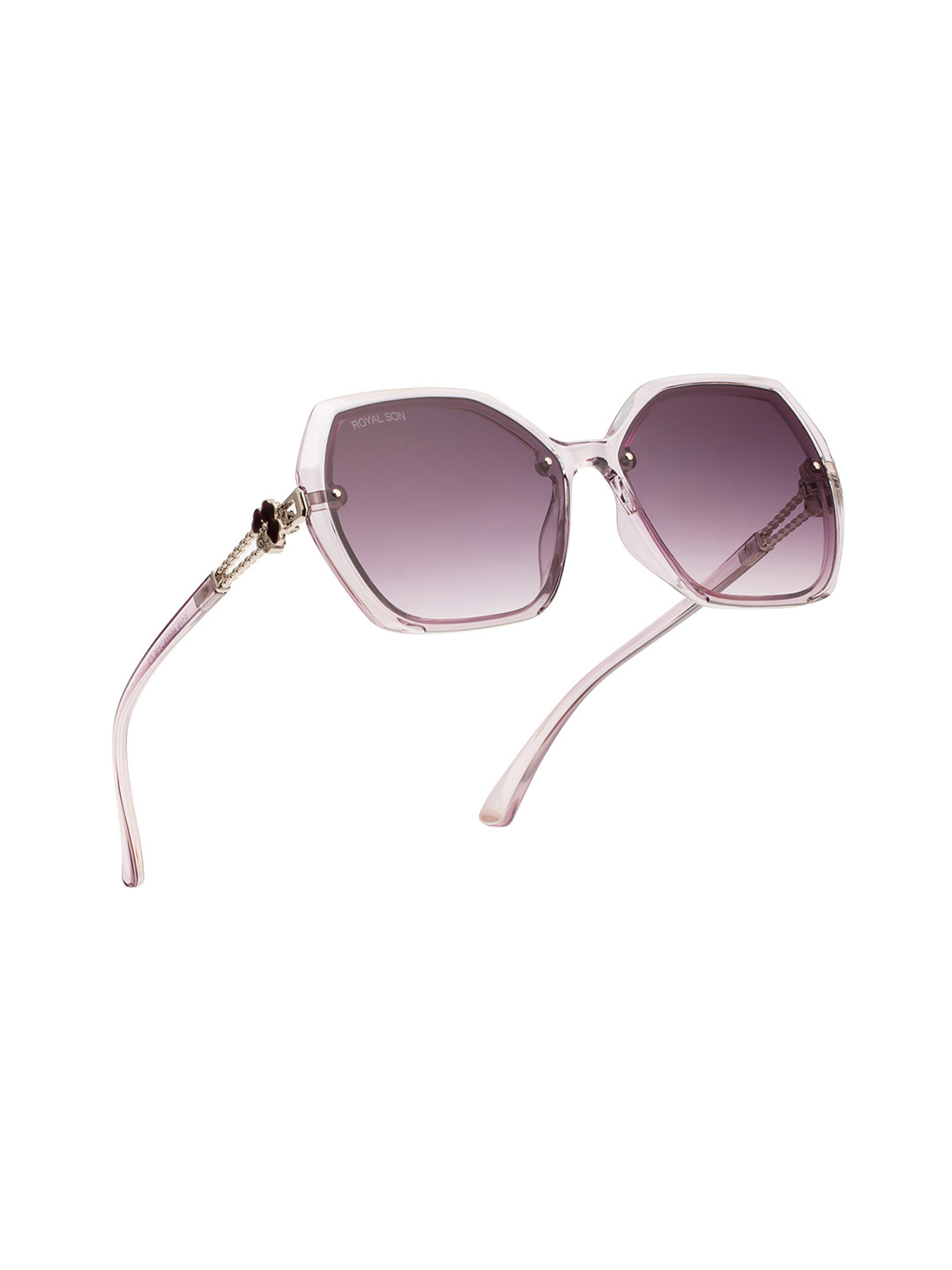 ROYAL SON Women Grey UV Protected Lens & Purple Butterfly Sunglasses CHIWM00115-C3