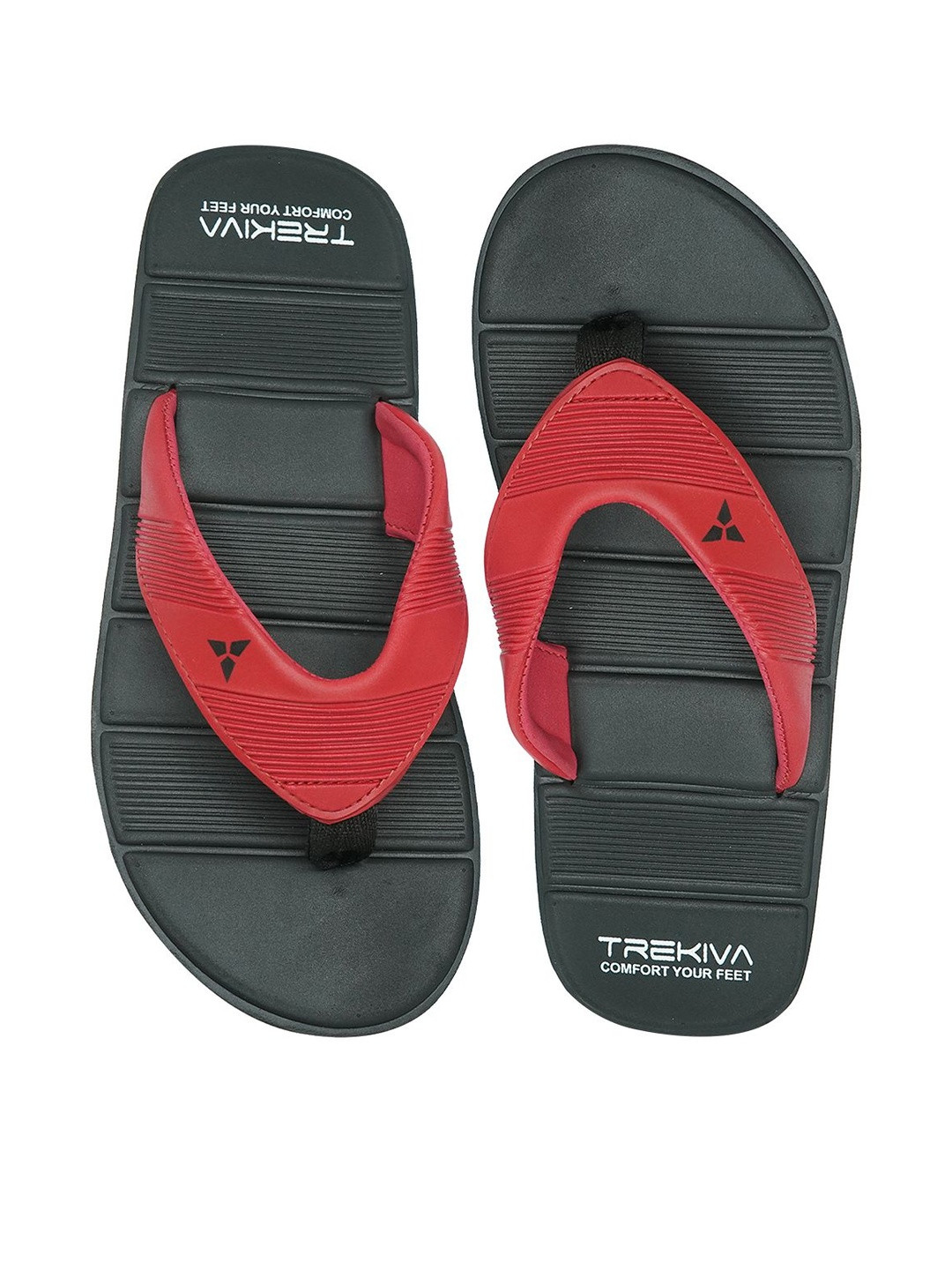 Trekiva Men Fabric Rubber Flip Flops