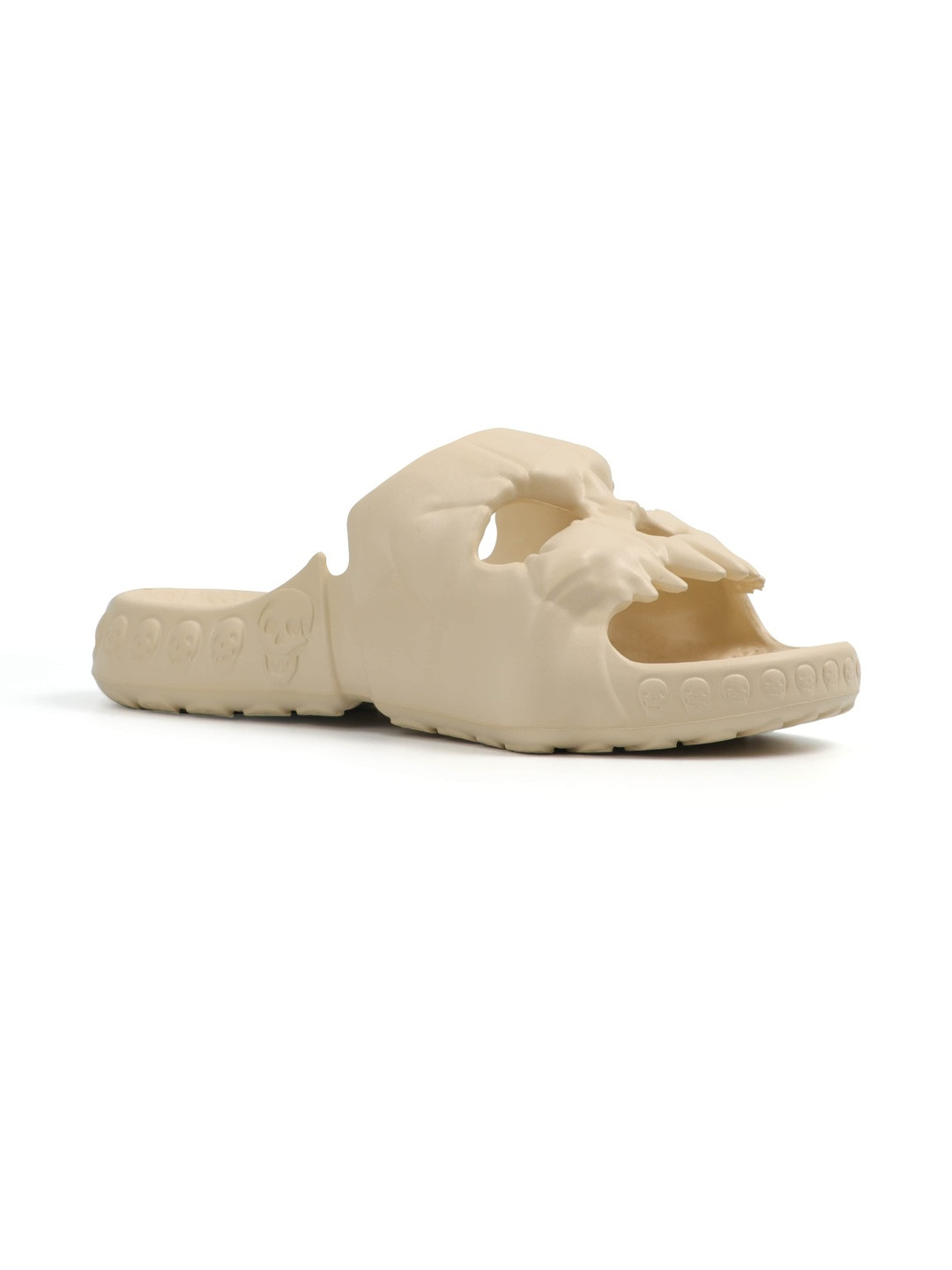 SPIFFERS Men Textured Skull Design EVA Sliders