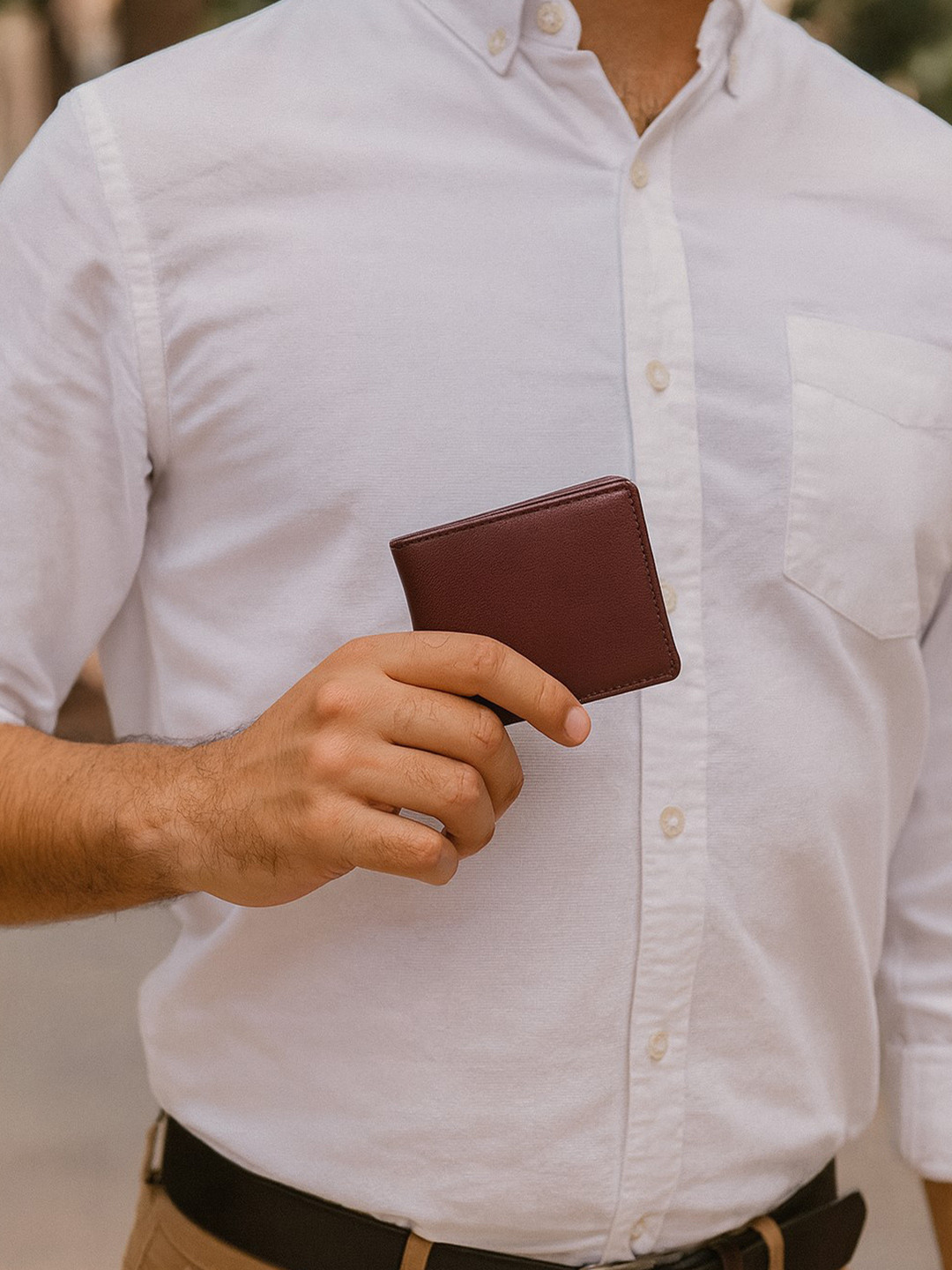 Celtic Men Leather Two Fold Wallet