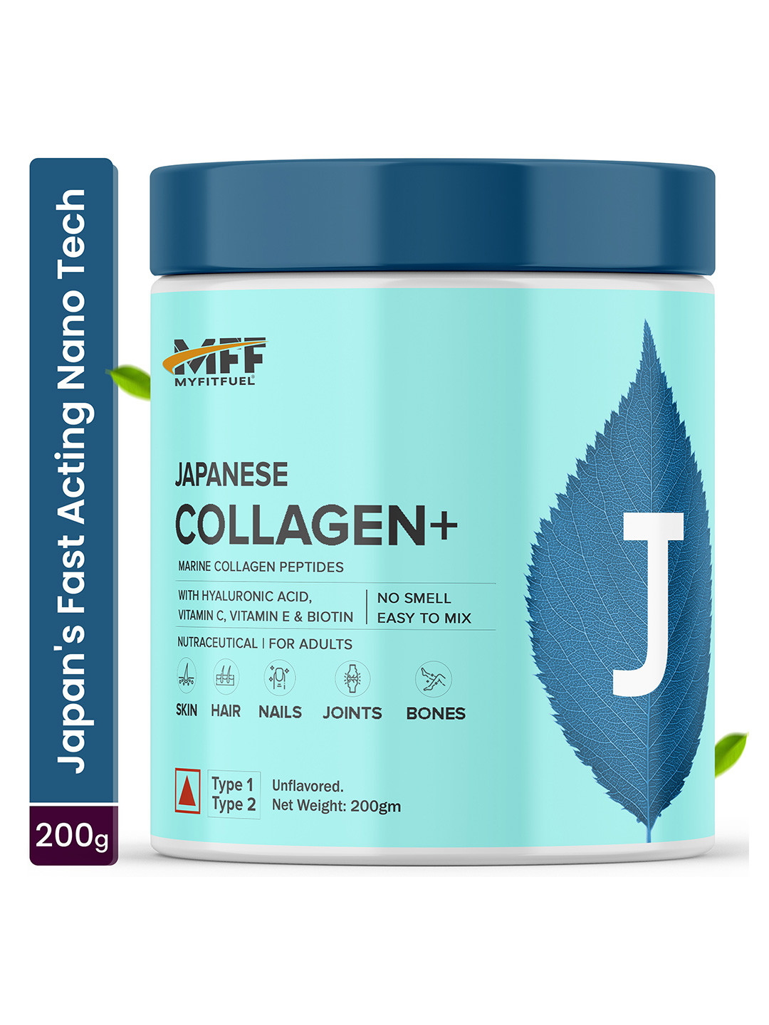 MyFitFuel Japanese Collagen Marine Collagen Peptides - 200 g