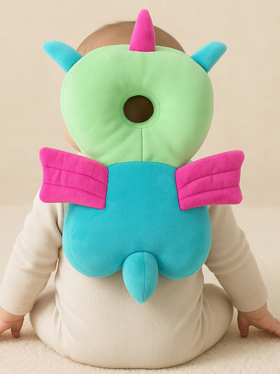 Smartots Multicolor Adorable Unicorn Shape Soft Safe Baby Head Back Protector