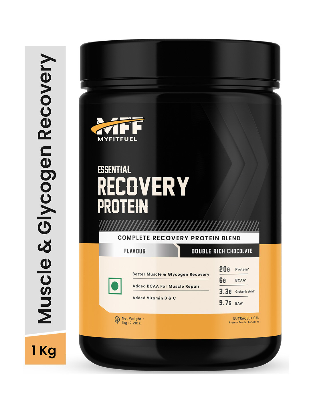 MyFitFuel Essential Recovery Protein - Double Rich Chocolate -1 kg