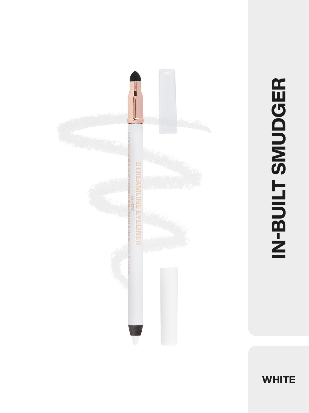 Makeup Revolution London Streamline Waterline Smudge-Proof Eyeliner Pencil - White