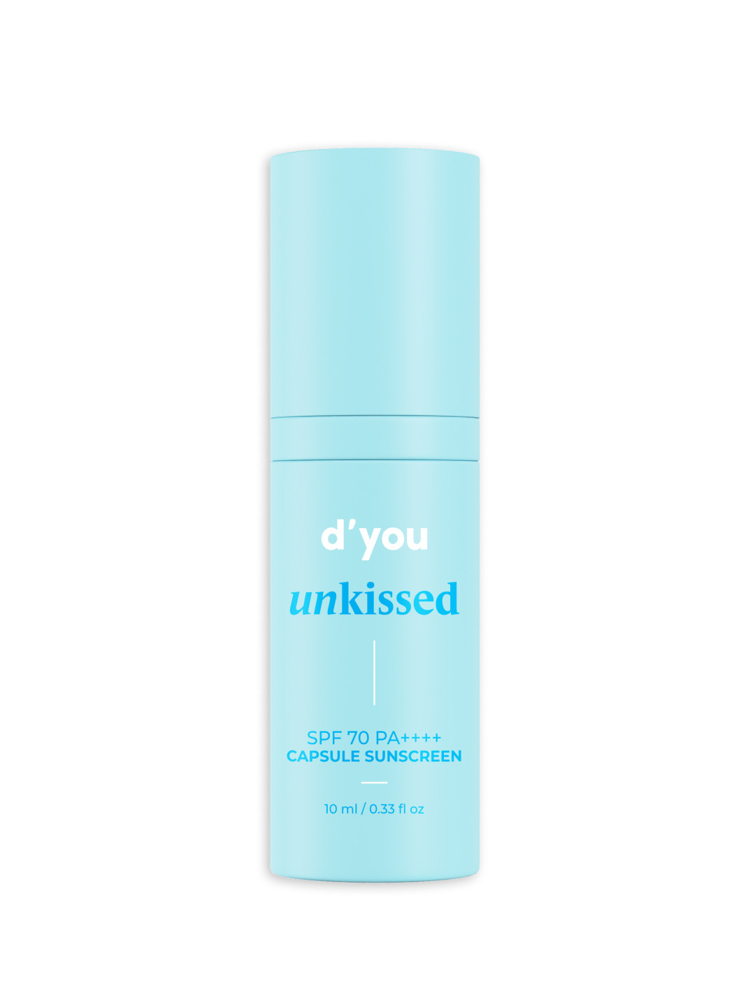 d'you Unkissed SPF70+ PA++++ Serum Capsule Sunscreen with Panthenol & Allantoin - 10 ml