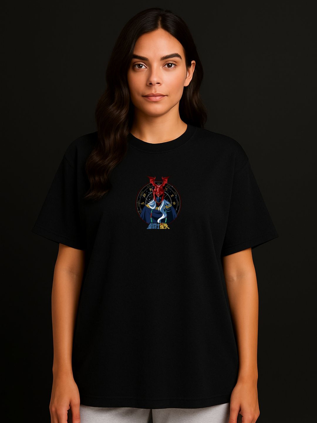 Anikmart Women Doctor Strange and Marvel Dri-FIT Graphic Printed Cotton Oversized T-shirt