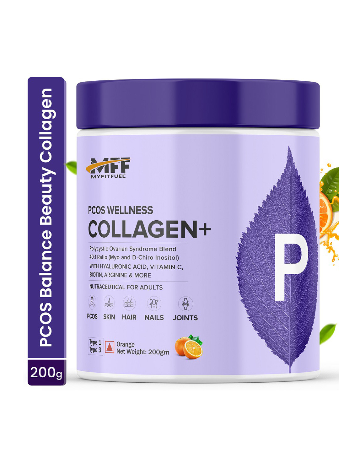 MyFitFuel PCOS Wellness Collagen Peptides - 200 g
