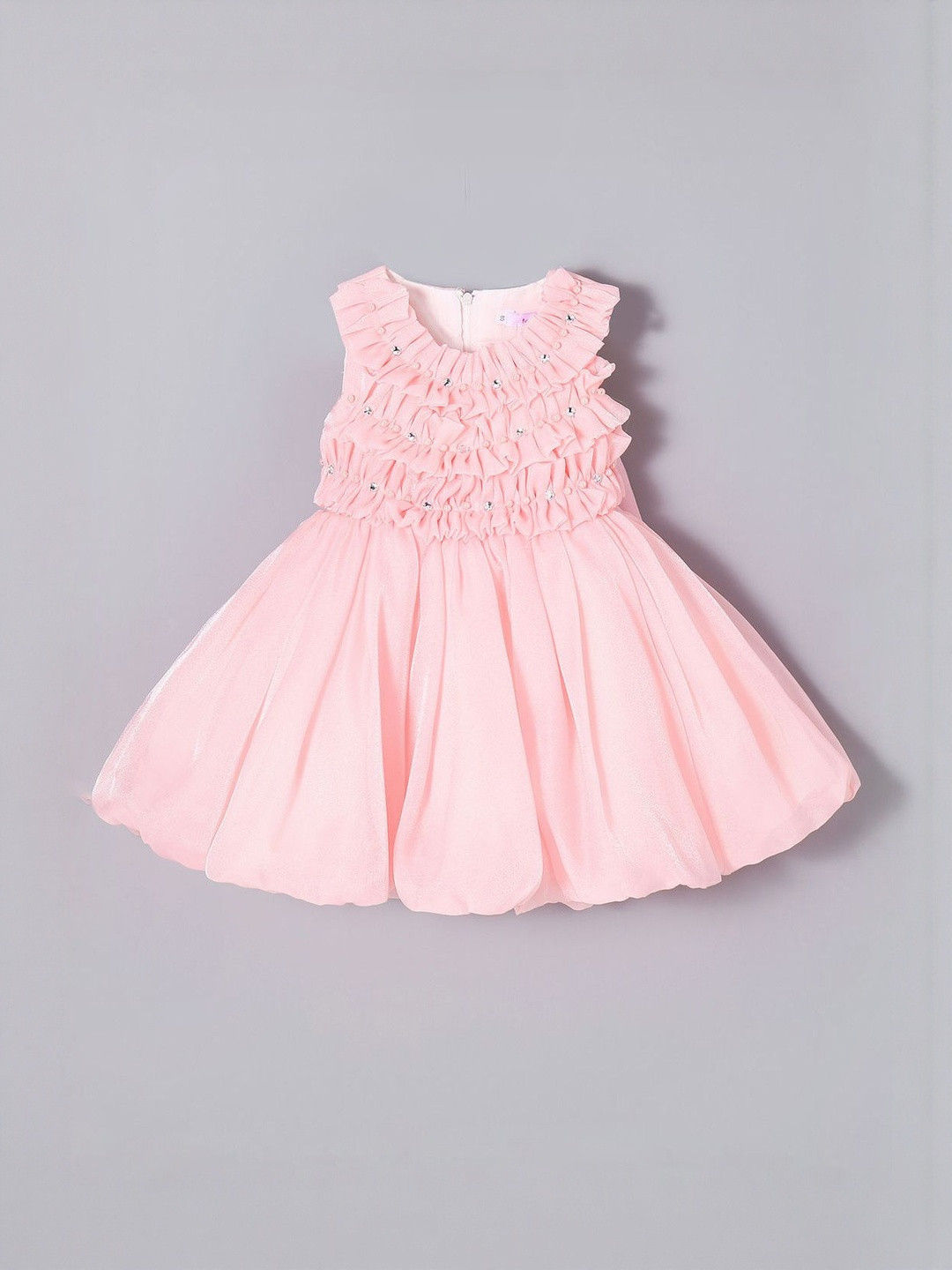 Cascading Ruffle Party Dress