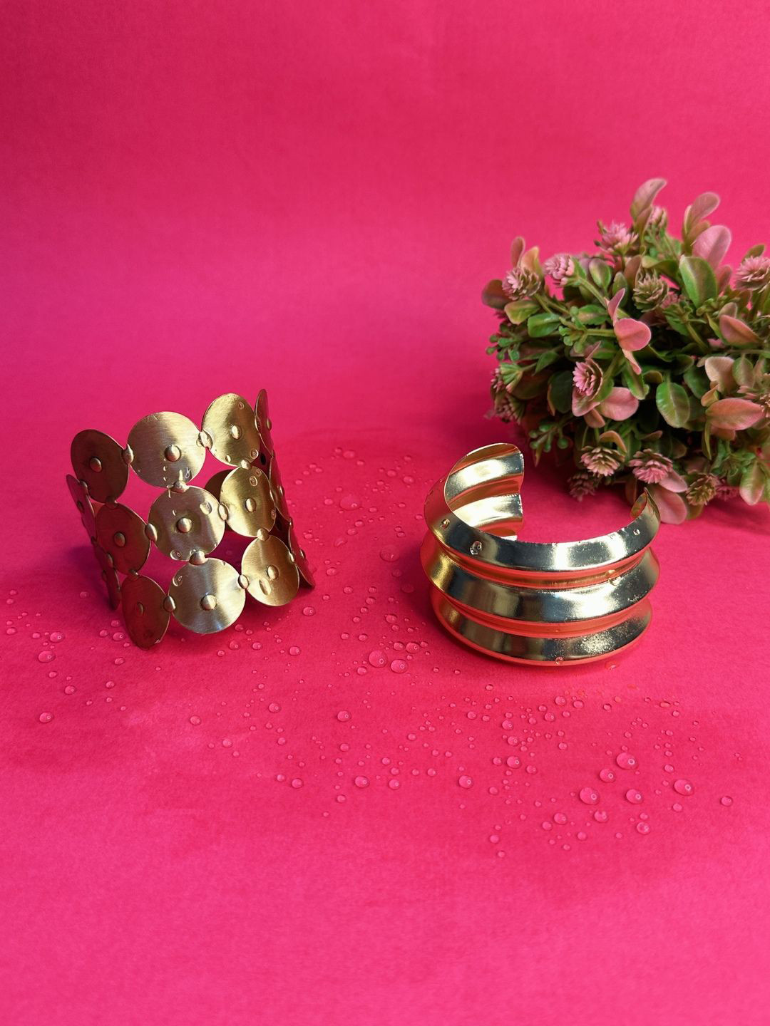 TAG 7 Set Of 2 Slip-On Party Cuff Bracelets