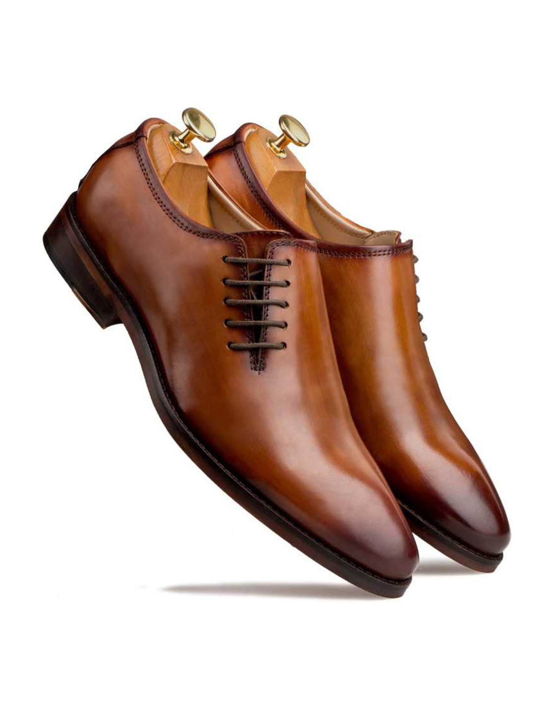 MILLE DOLLARI Men Laced Up Leather Formal Slip On